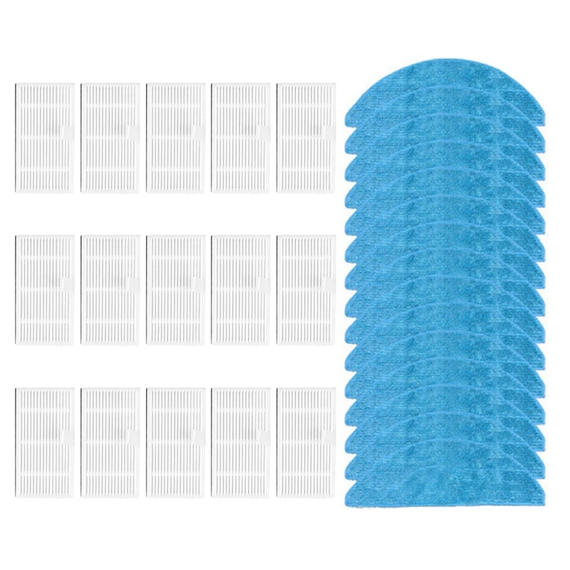روبوتية خالدة قماش ممسحة قابل للغسل ، فلاتر بديلة إكسسوارات ، تناسب كونجا ecotec