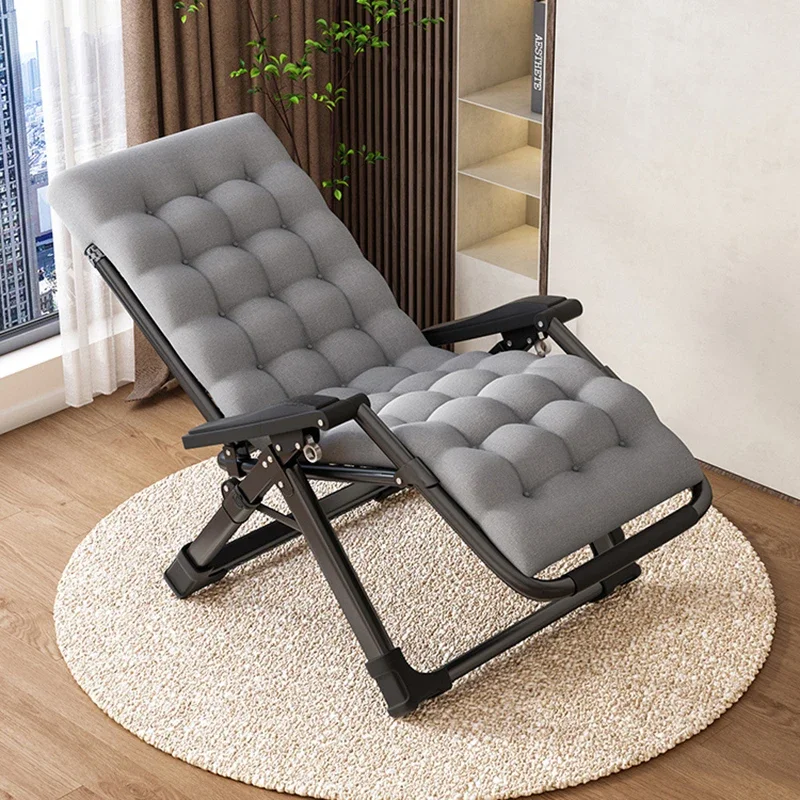 Portable Foldable Chaise Lounge Lunch Break Balcony Living Room Furniture Comfort Lie Flat Chaise Lounge Sleep Rest Einen Stuhl