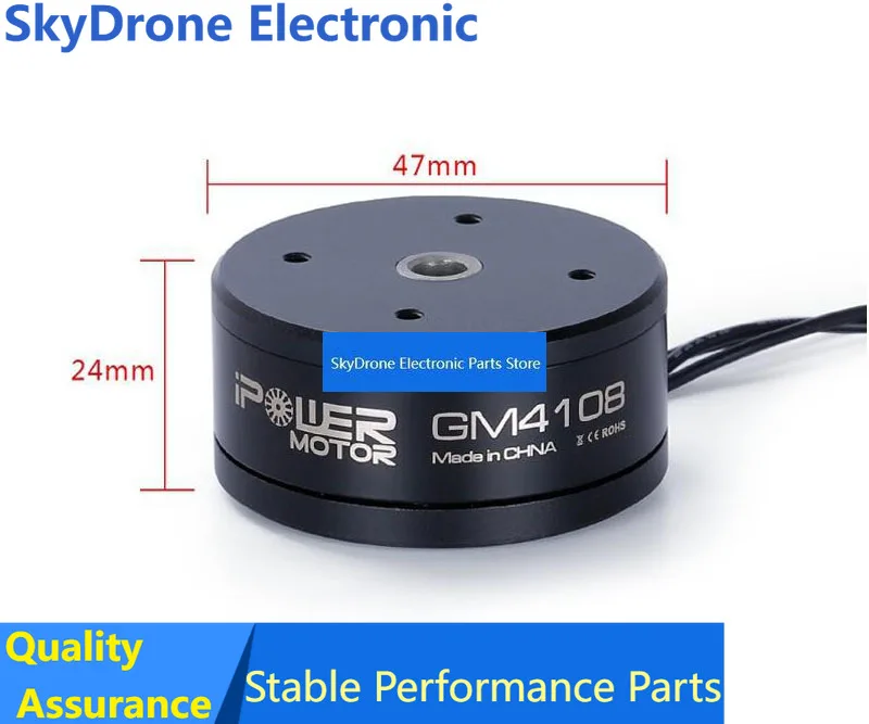 SkyDElBrushless Hollow Shaft Gimbal Motor GM4108 With AS5048A Encoder BLDC PTZ Motor For ILDC Camera 5N/7N/GH2/GH3 Compatiable a