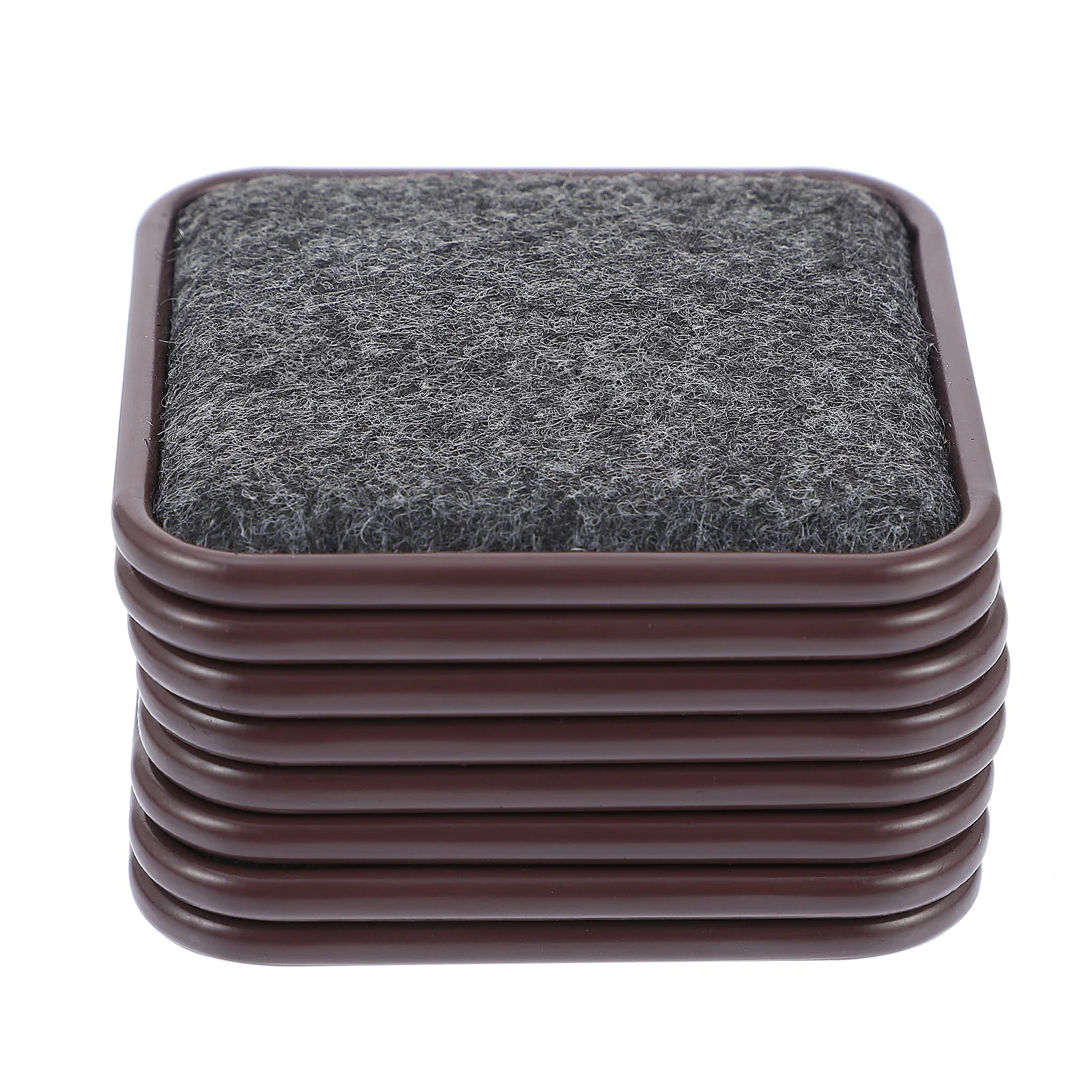 8 قطعة سدادة الأثاث من البلاستيك الصلب أكواب العجلات السفلية لكرسي أريكة تتحول لسدادة الأثاث المربعة #1