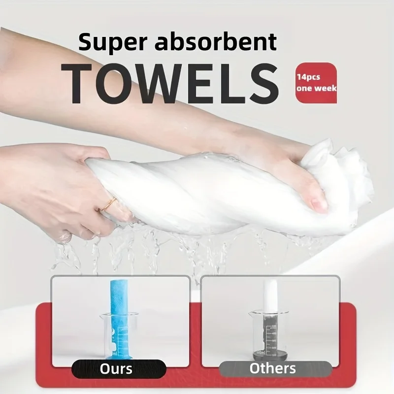 One-time Compressed Towel Washcloth Thickens the Cotton Bath Towel Travel Clean Face Independent Packing Portable Face Towel