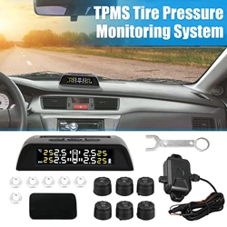 X Autohaux Tire Pressure Monitoring System Kit for RV Trailer and Repeater RV TPMS 7 Alarm Modes Auto Backlight Sleep Awake Mode