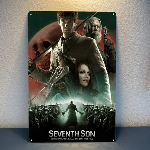 Seventh Son Movie Metal Poster - Collectable Tin Sign Size:   -aluminum