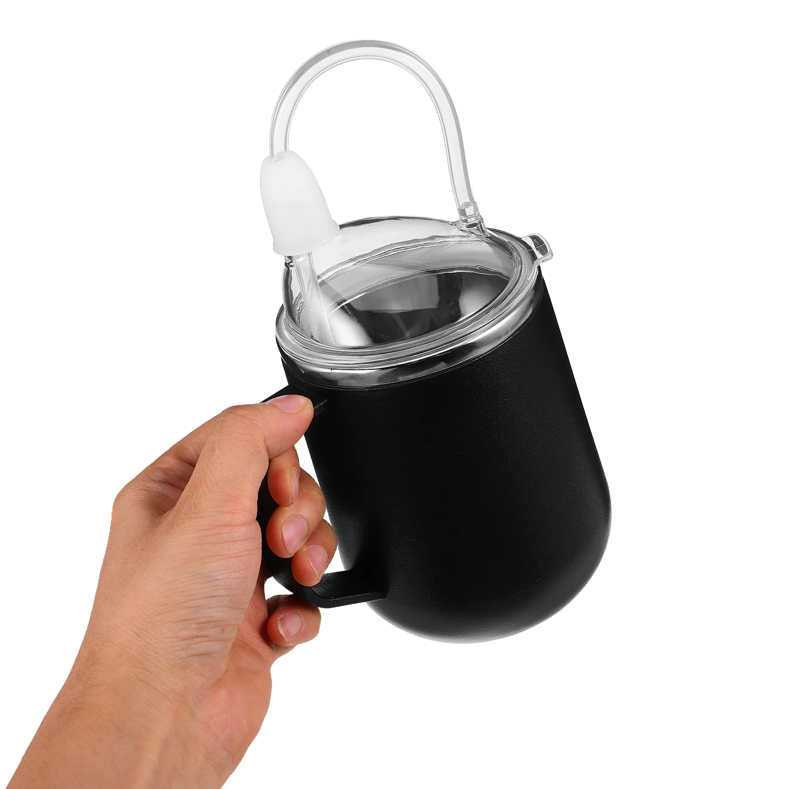 

Anti Choke Nursing Cup Stainless Steel Straw Spill Proof Leak Proof Feeding Bottle Elderly Disabled Patient Drinking Water Milk