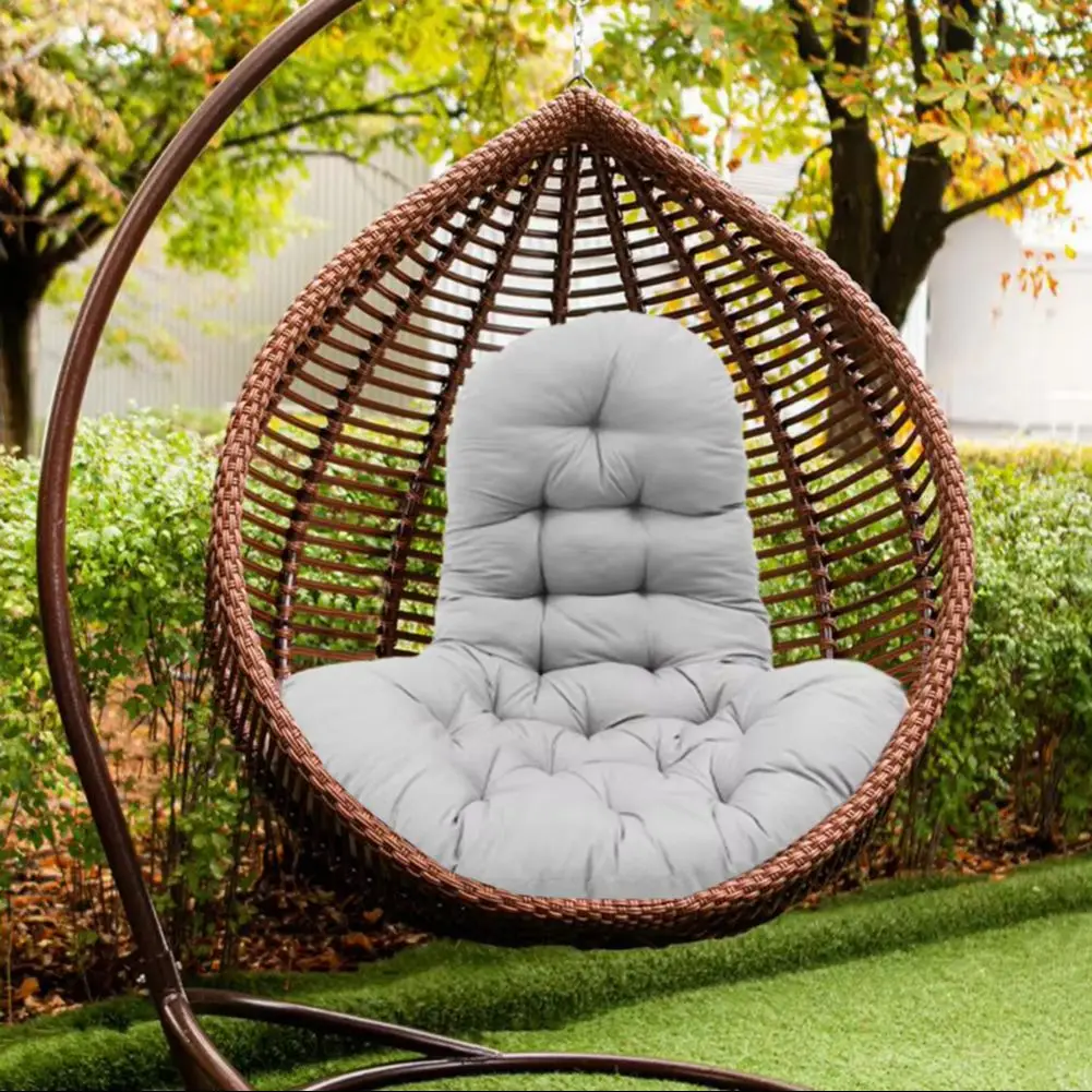 Picture 3: Voltsify Hanging Egg Chair Thick Cushion Swing Chair Pad, Light Grey