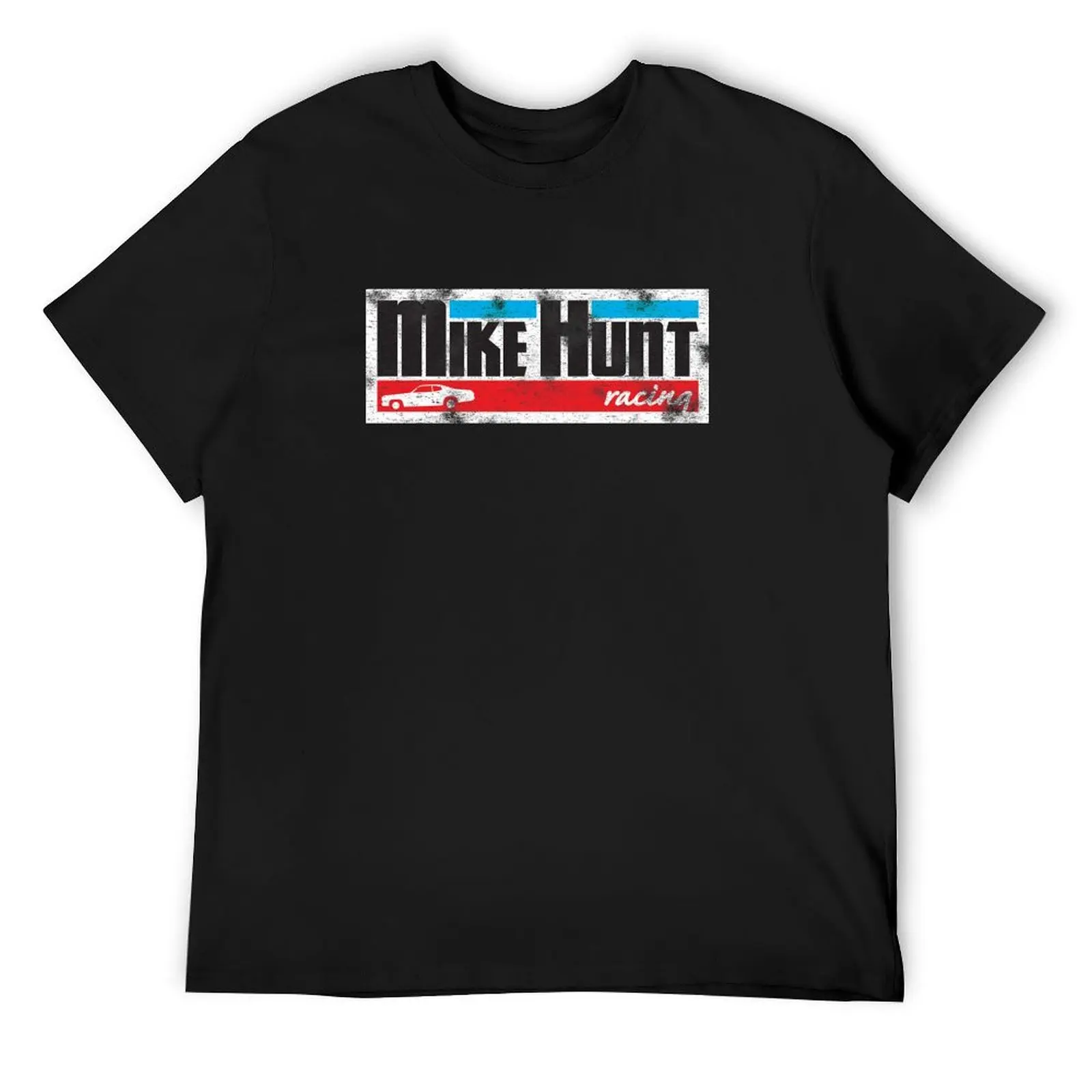 

Футболка Mike Hunt Racing Team, хлопковые футболки с рисунком, мужские белые футболки