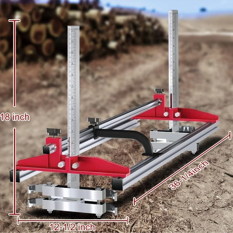 

Chainsaw Mill, Portable Sawmill - Can Be Assembled Into 3 Sizes For Independent Use, Suitable For 14-36 Inches Planking Mi