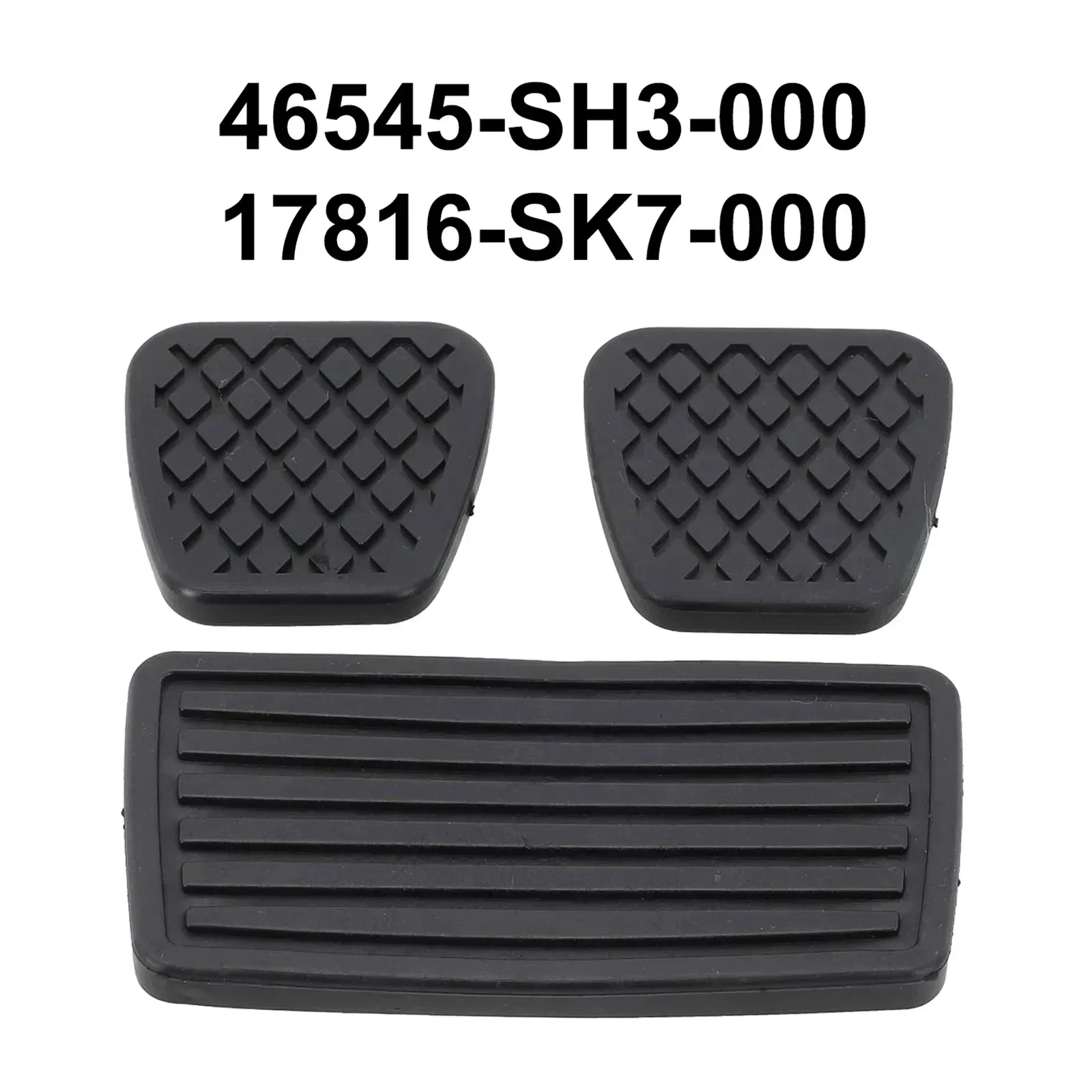 

3 шт./компл., чехол для педали автомобиля для Honda для Civic 1992-1995 17816-SK7-000, сменные колодки для педалей газа сцепления, износостойкие