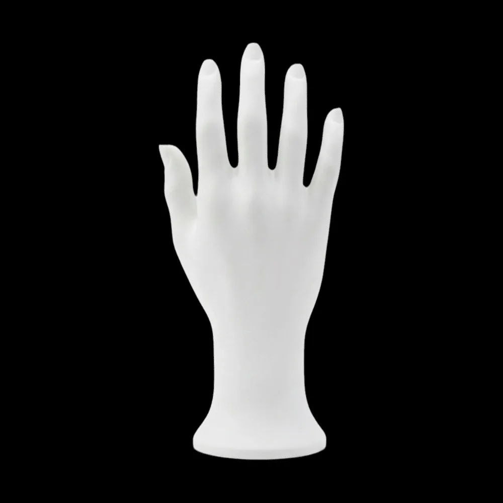 3D Printed Jewelry Display Hand Model Elegant 15cm Bracelet Holder Sturdy Durable Ring Organizer Jewelry Photography
