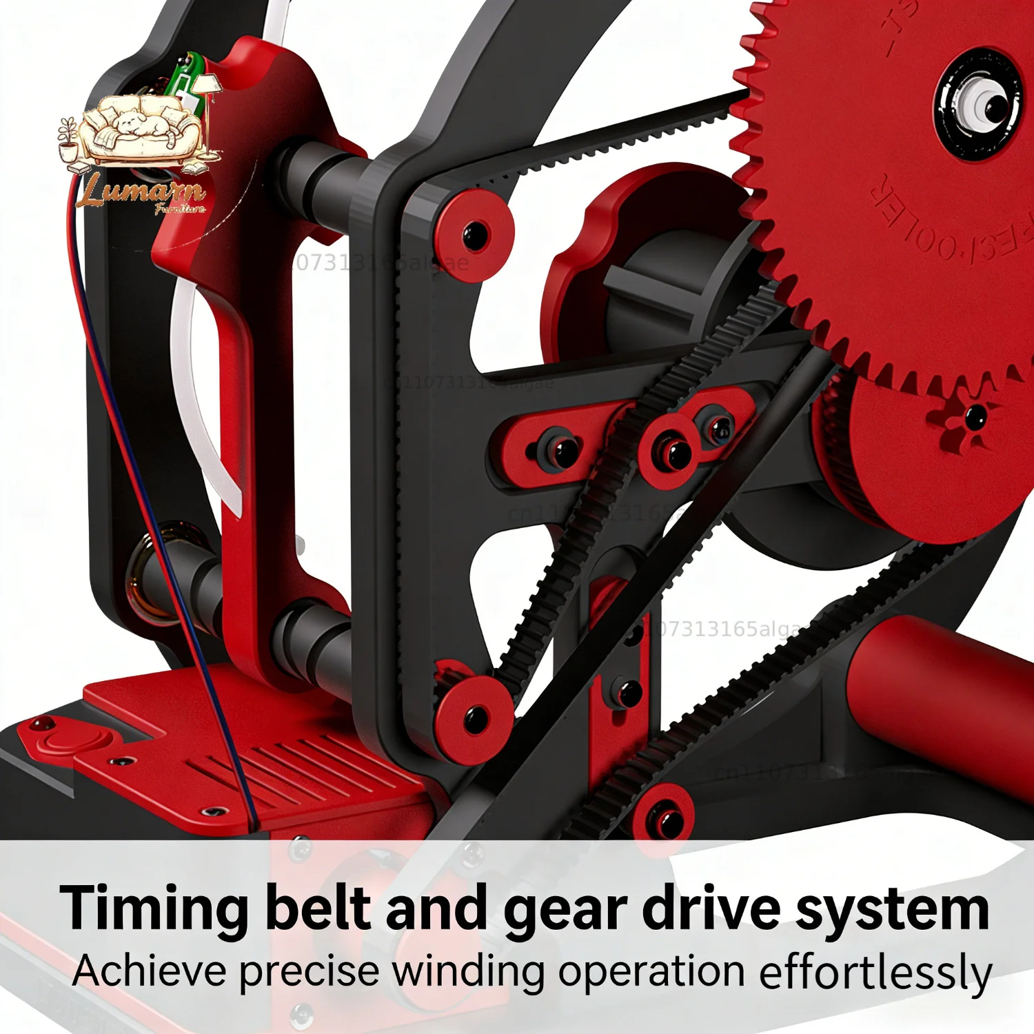 Programmable 3D printing consumable spool winder, electric winder, saves time, can be wound evenly, suitable for 1kg spool