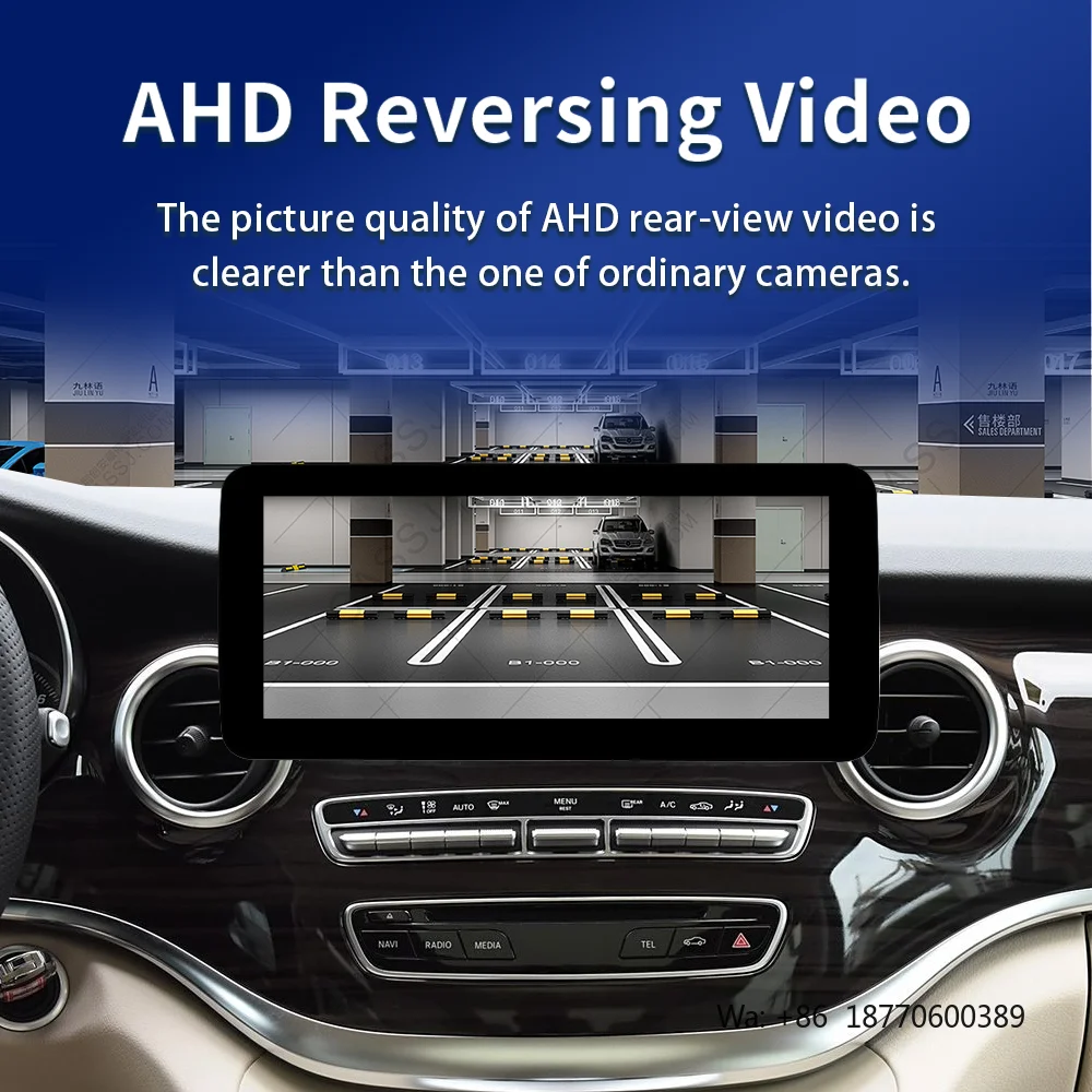 10.25inch Linux CarPlay Android Auto Ips Screen Car Dvd Audio Music Media Auto Stereo for Mercedes-Benz V Class W447 V250