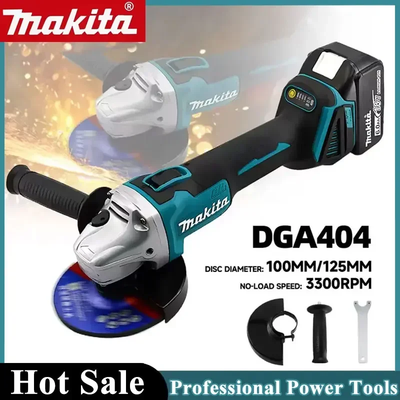 makita-electric-dga404-brushless-angle-grinder-polishing-cutting-machine-cordless-angle-grinder-tool-for-18v-battery-100mm