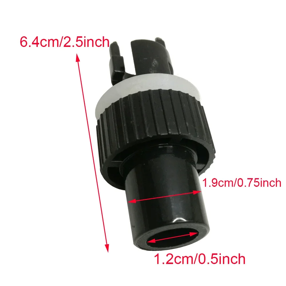 1PCS 2PCS Kajak Schlauchboot Luft Ventil Rudern Boote Fuß Pumpe Schlauch Adapter