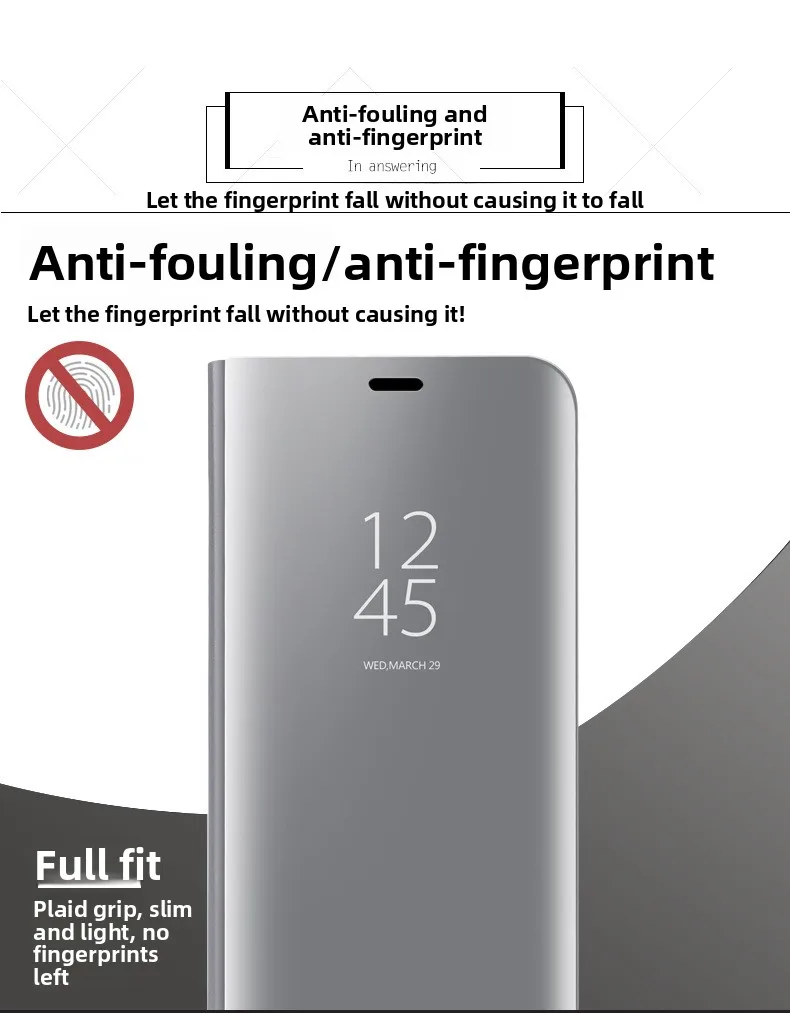 Casing Pelindung Cerdas Samsung Smart View Clear Mirror Untuk Galaxy S10 Plus S10+ S20 S21 S22 APP Smart Flip Cases