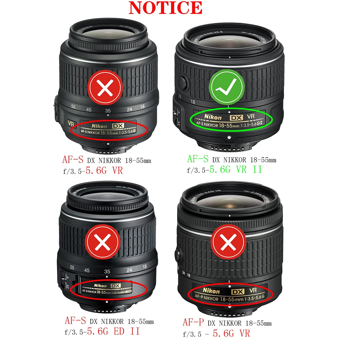 غطاء عدسة زهرة البتلة يحل محل HB-69 لنيكون AF-S DX Nikkor 18-55 مللي متر f/3.5-5.6G VR II / 18-55 مللي متر F3.5-5.6 G VR II HB69 HB 69