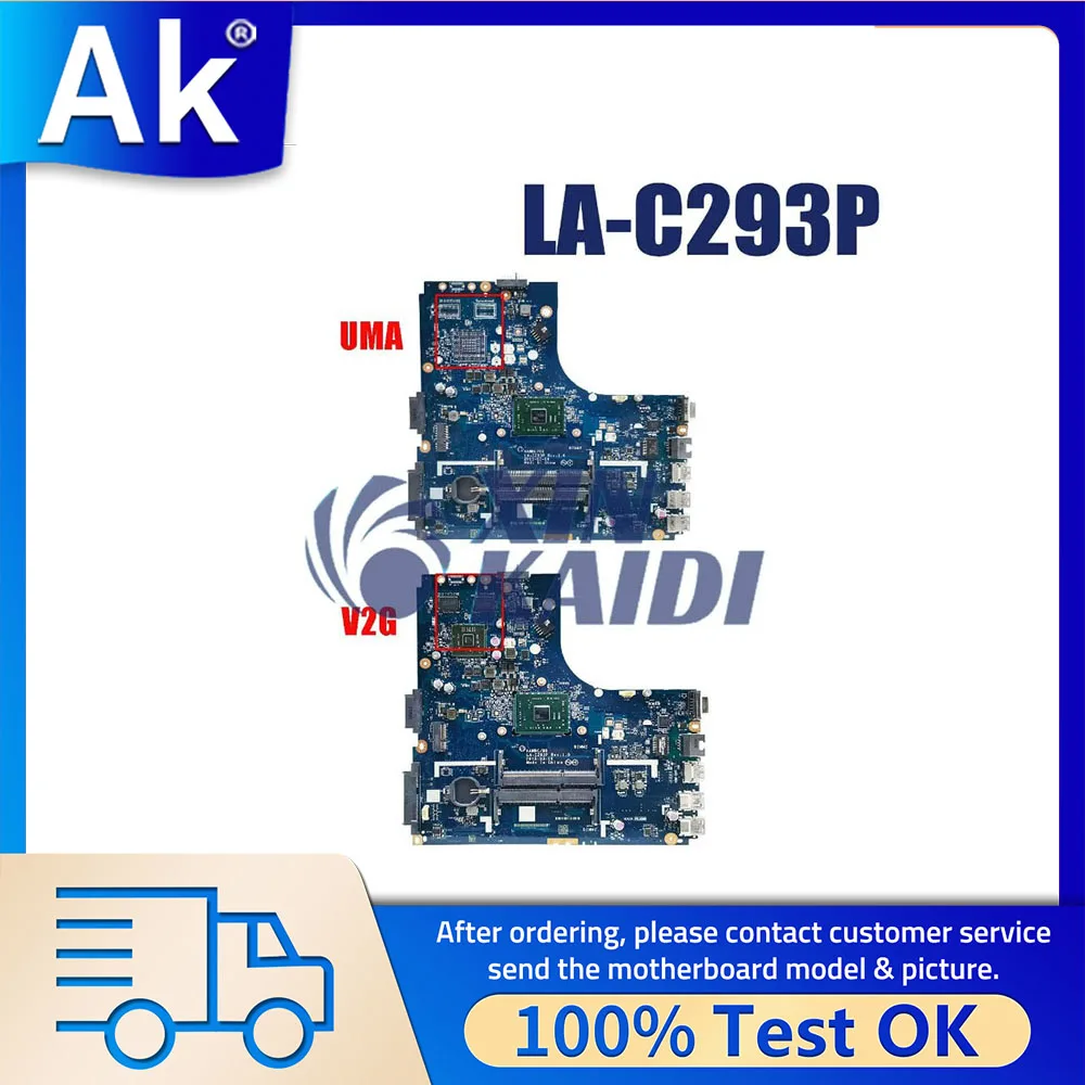 

Laptop Motherboard For Lenovo B41-35 5B20J2280011 LA-C293P 5B20J2286311 Notebook Mainboard E1-7010 A4-7210 CPU