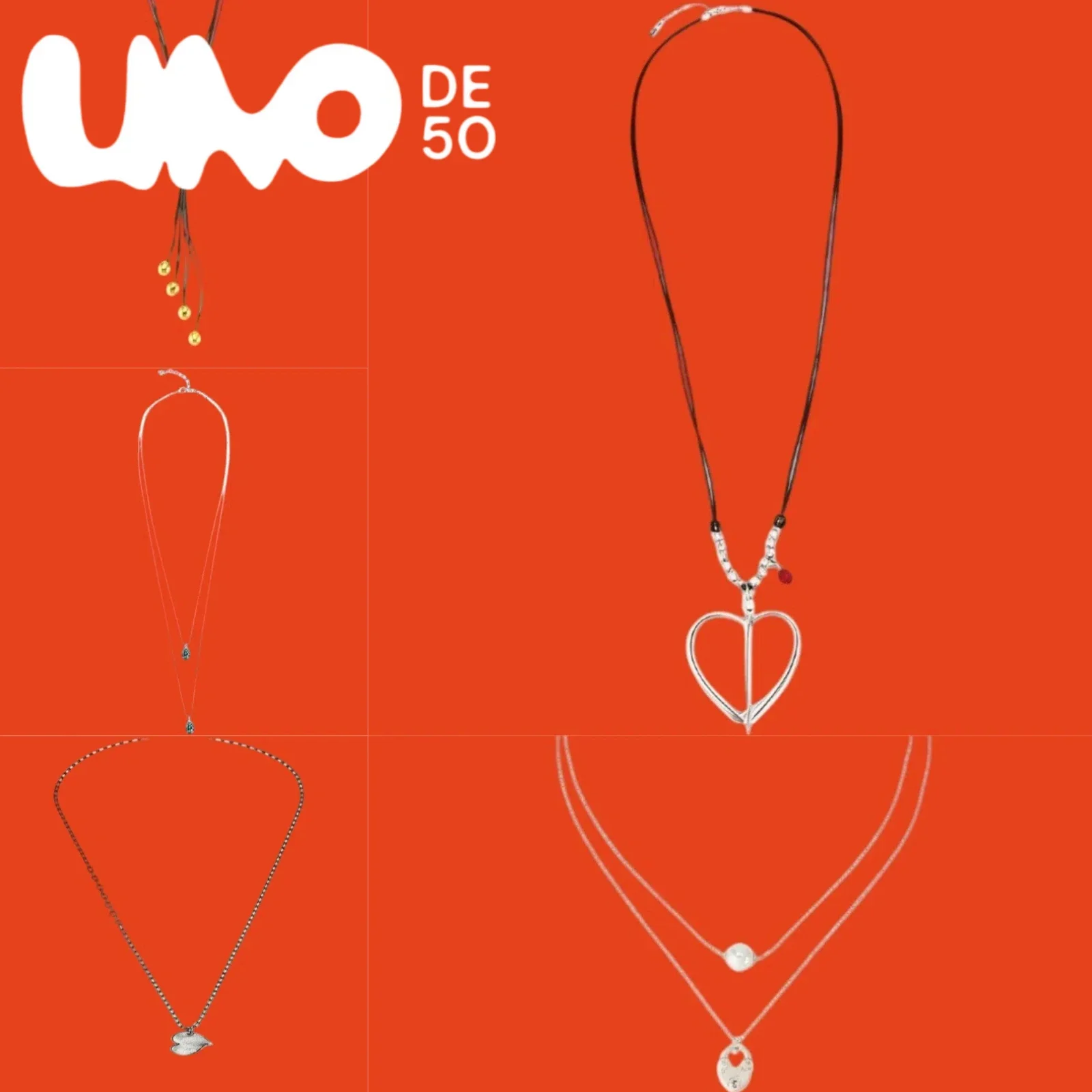 

New Arrival UNOde50 Necklace 24K Gold & Silver, Premium Fashion Jewelry, Best Deal