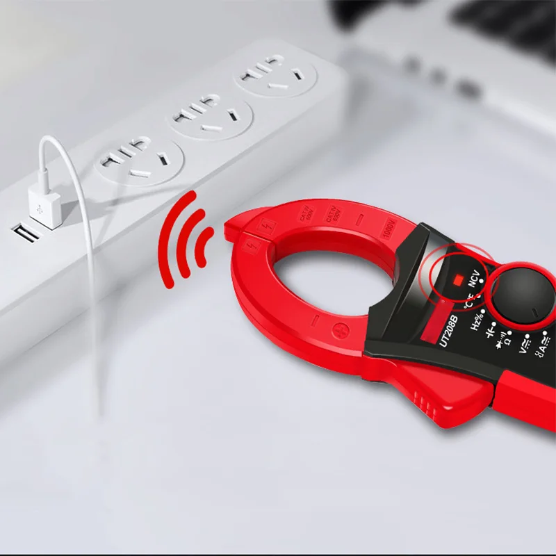 True RMS Digital Clamp Meter UT207B UT208B AC DC Current 1000A 1000V Pliers ammeter LPF 6000 Count amperimetric clamp