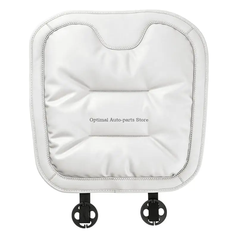 Seat-Bottom Car Pad with Damp-Cloth Care, Grip Backing, and Two Securing Buckles for Stable Front-Seat Placement