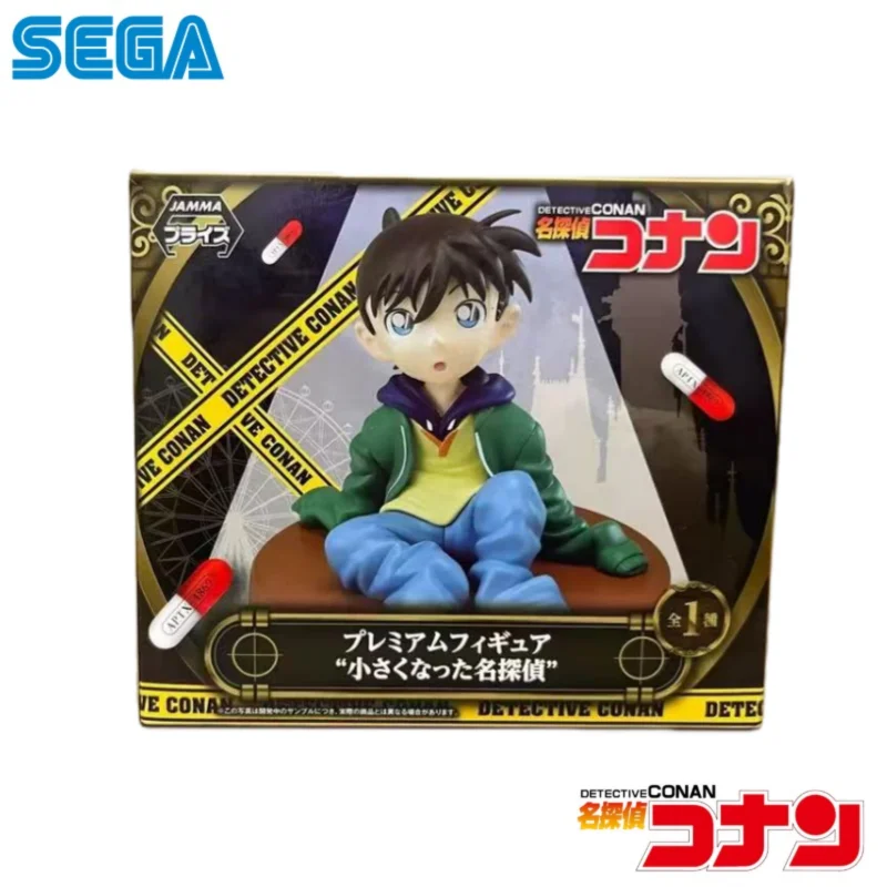 En Stock Sega Original Detective Conan Edogawa Conan figura de acción modelo muñeca nuevos juguetes en caja modelo garaje coleccionable