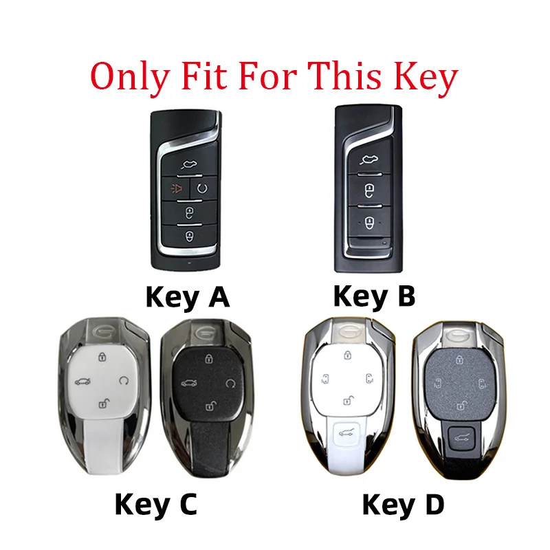 Car Remote Key Case Cover Shell for Trumpchi GAC 2021 Empow J11 J12 J13 J14 J15 GS8 2023 Protector Car Accessories