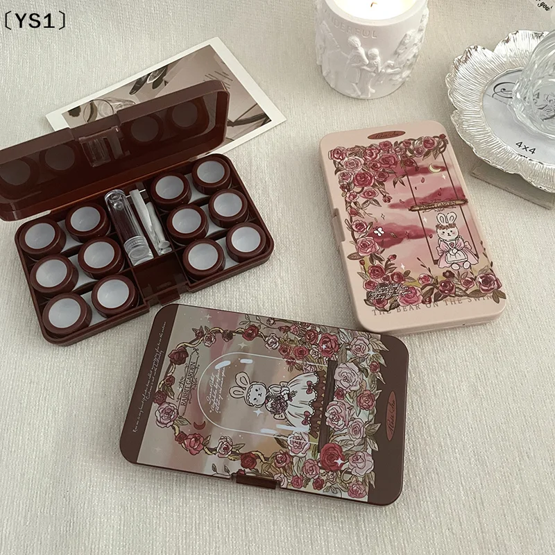 〔YS1〕6 Pair Contact Lens Case  - Beauty Makeup Organizer recension och pris