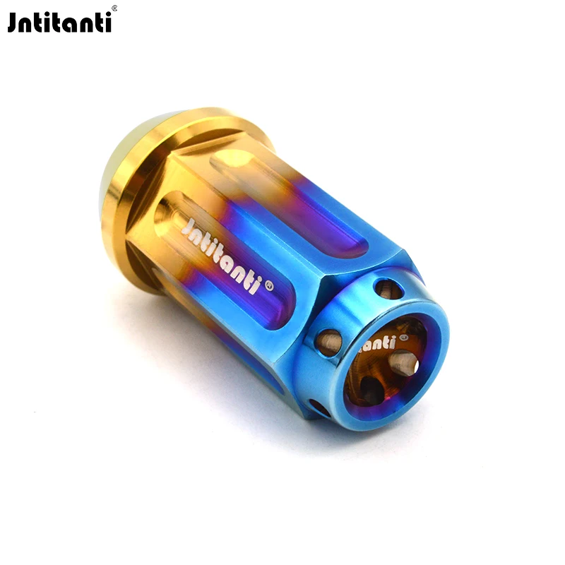 

Jntitanti гоночный автомобиль с закрытым концом Gr.5 титановая гайка для колесных колес титановая гайка M12 * 1,5 * 45 мм для Toyota, Mazda, Honda, Acura, Sccion, Lexus