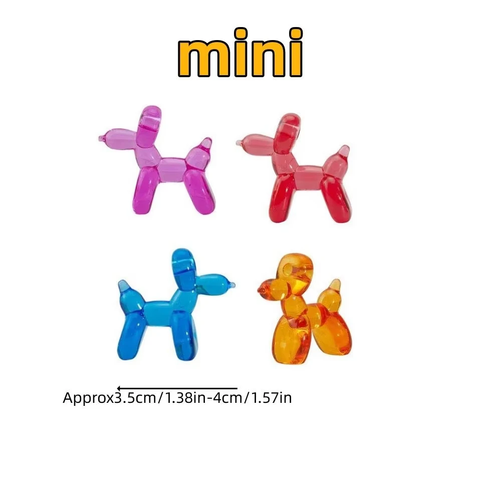 Mini Balloon Dogs, Imitation Crystal, DIY Handmade Ornaments, Mother's Day Gifts, Gifts for Boyfriends and Girlfriends