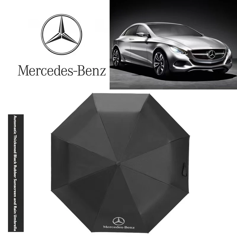 Do Mercedes-Benz A C E S V Class AMG Sprinter GLC ML SLK SL Vito CLS GLA GLK Samochodowy automatyczny składany wiatroodporny parasol przeciwsłoneczny