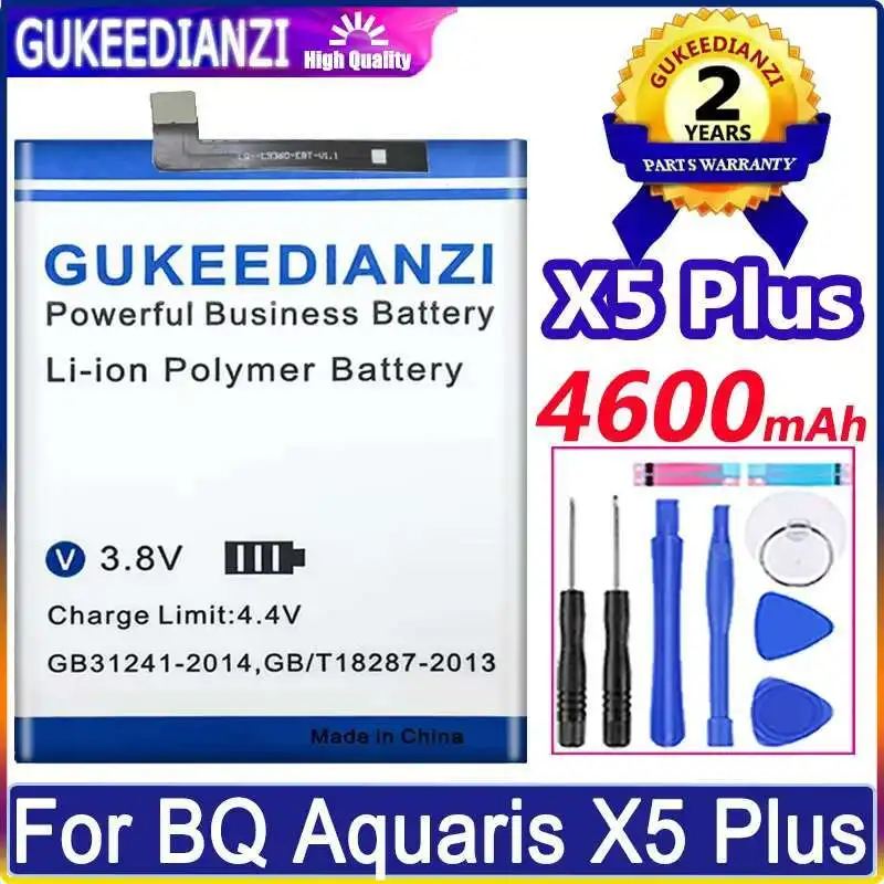 

Mobile Phone Battery For BQ Aquaris X5 Plus Plus 3200 IN 4600mAh Stable High Compatibility