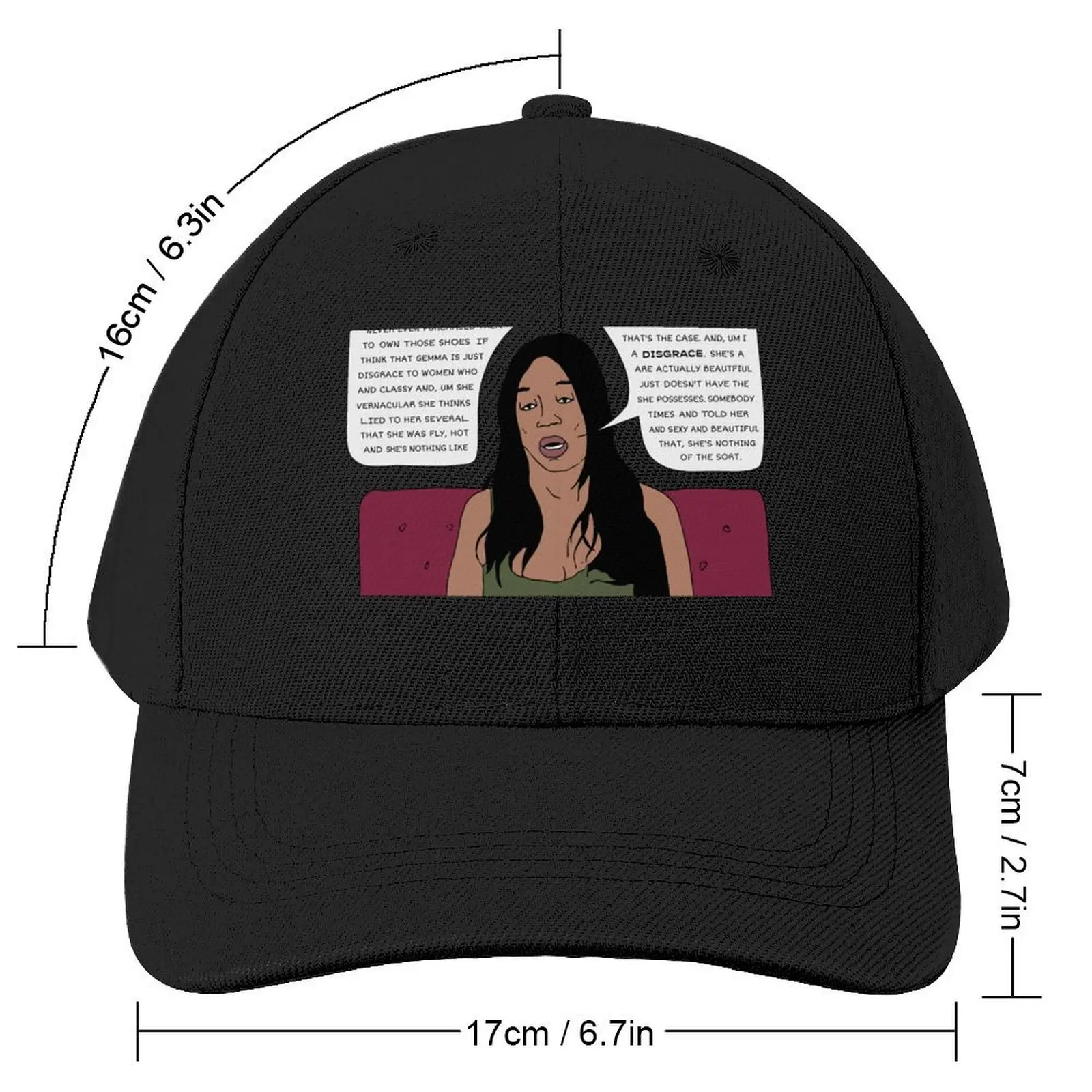 I would let Gemma know that... Baseball Cap Military Tactical Cap Anime tactical cap summer hat Golf Men Women's