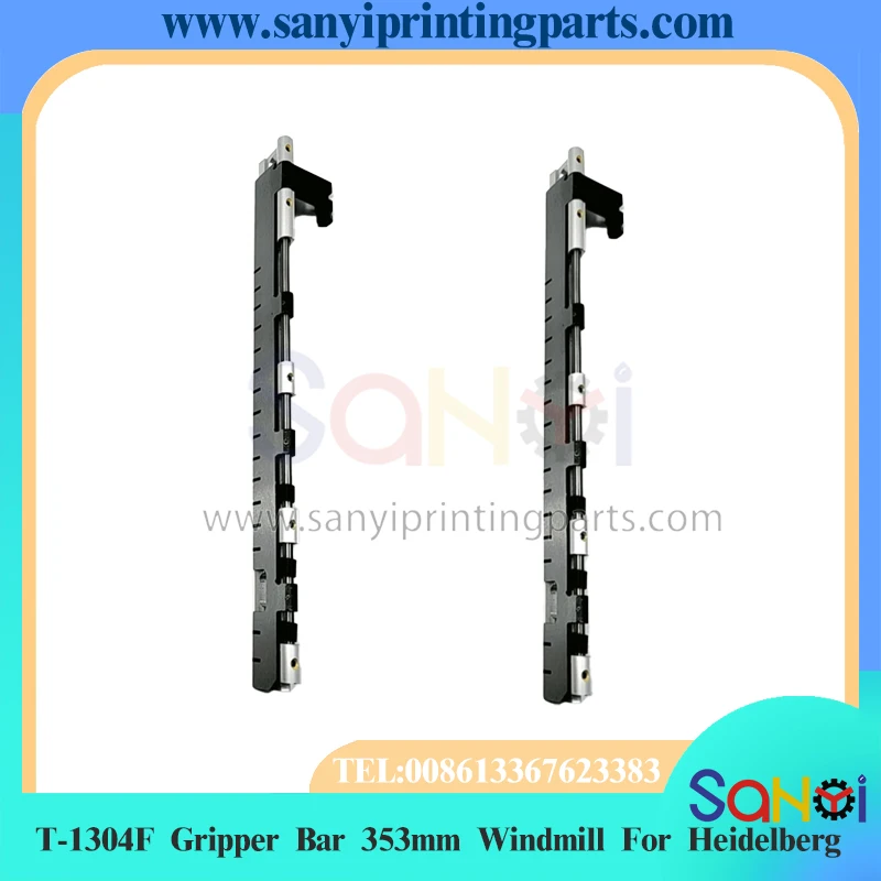 1 Piece High Quality T-1304 Heidelberg Gripper Bar Windmill 10x15 Heidelberg T-Platen Press Printing Machine Parts 353mm