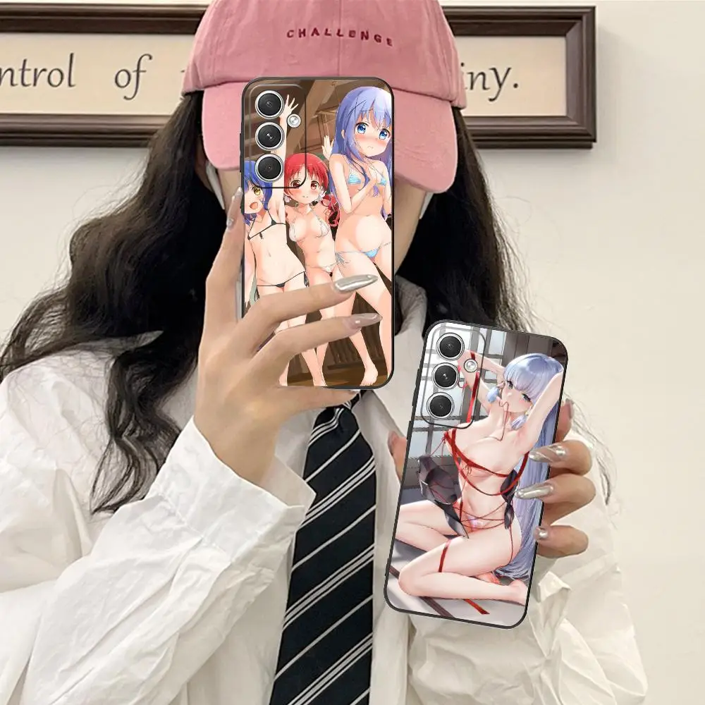 

Чехол для телефона Samsung Galaxy S25 S24 S23 S22 S21 S20 Note20 Plus FE Ultra Color Printing Чехол для смартфона Аниме Хентай Waifu