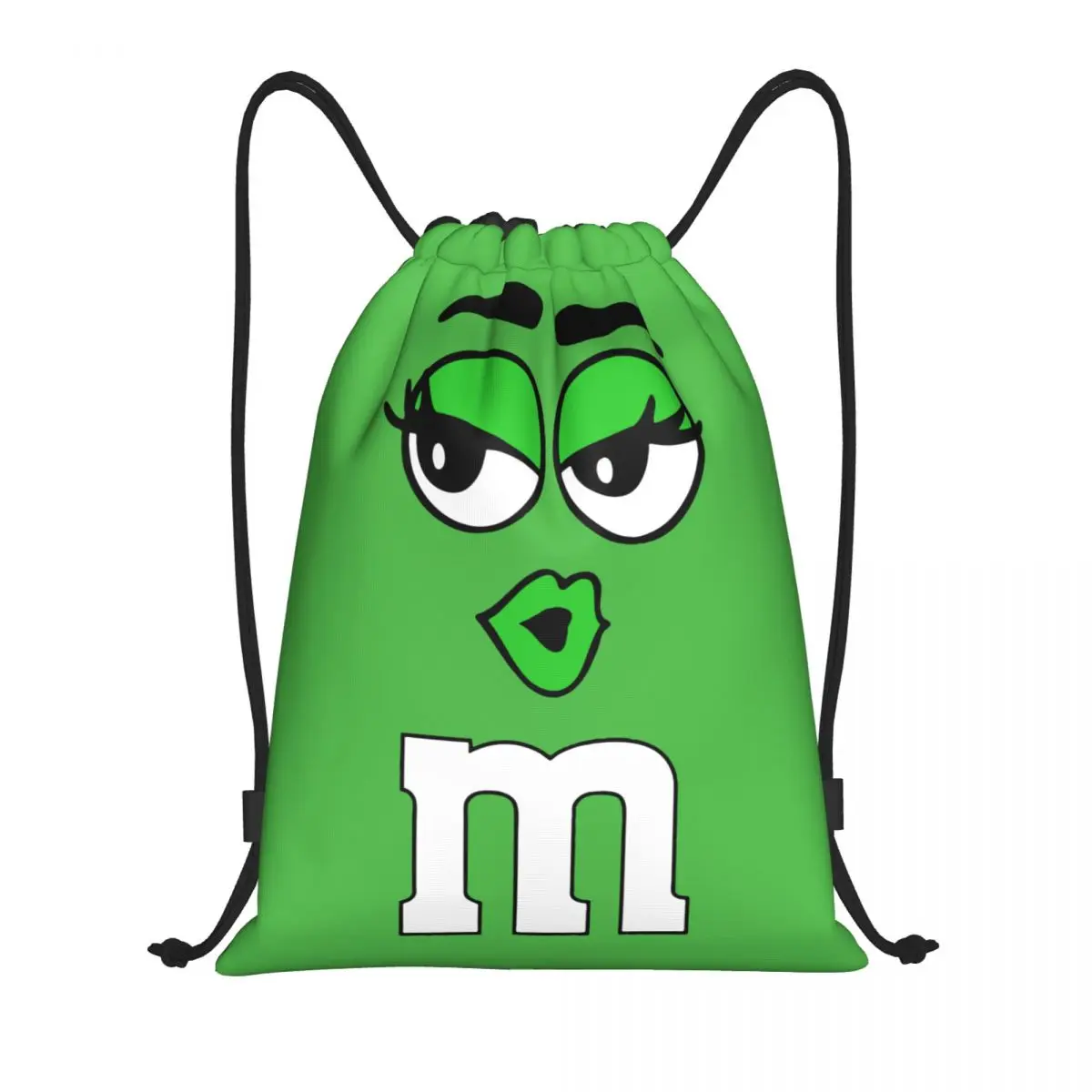 

Candy M&M's Chocolate Meme Drawstring Bags Sports Backpack Gym Sackpack Candy Chocolate String Bag for Hiking