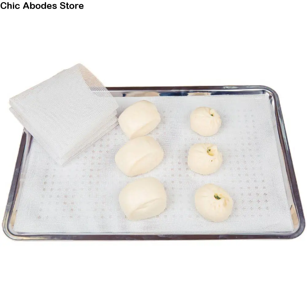 

Safety Practical Kitchen Tools Non-Stick Silicone Silicone Steamer Pad Fruit Dehydrator Mats Baking Tools Pastry Dim Sum Mesh