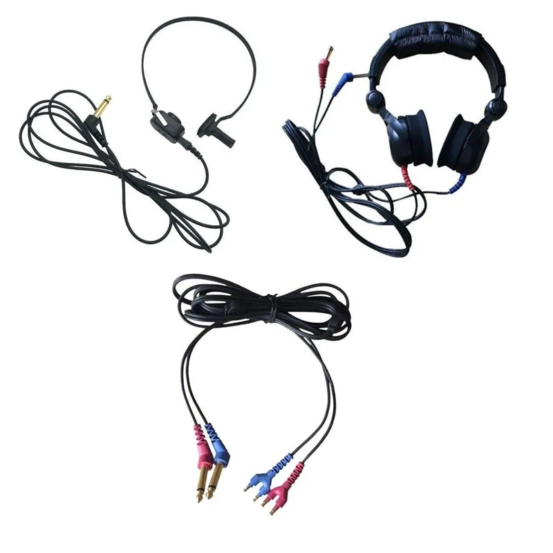 B71 Bone Conduction Headphones TDH39 Audiometer Headphone Transponder Earphone Cable Accessories Hearing Test Care Tool