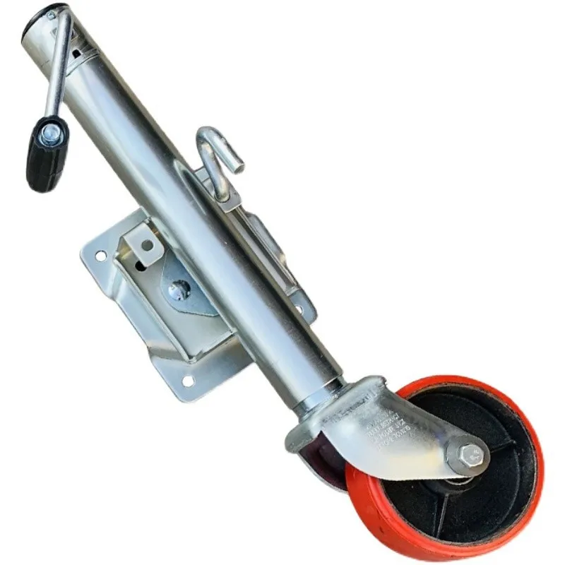 

Hand crank side crank polyurethane trailer iron core wheel jack outriggers guide wheel knight