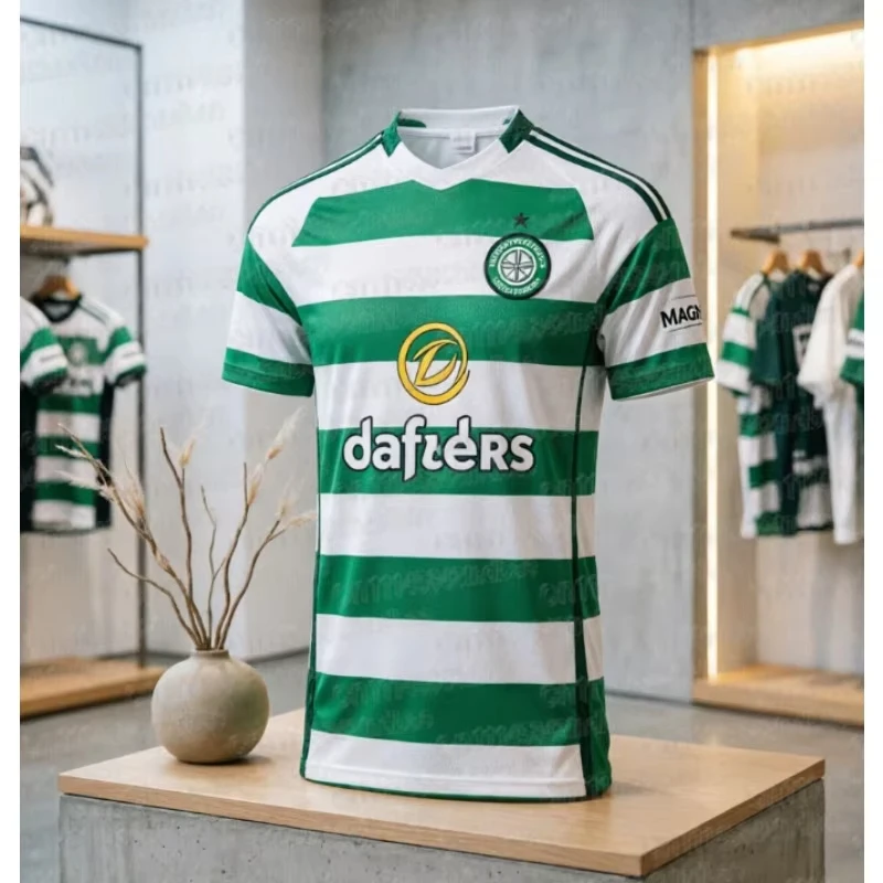 2026 Kyle Home and Away Football Shirt, Celtic Football Shirt, Breathable and Comfortable Fan T-shirt, Family 3D Printed T-shirt