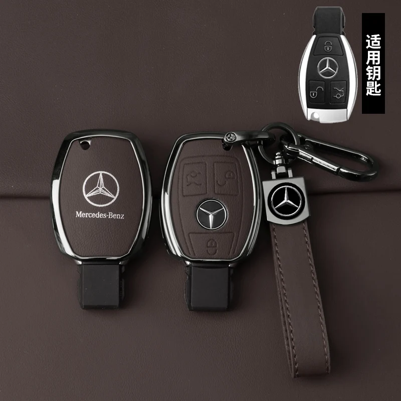 2/3 Buttons Remote Smart Car Key Case Cover For Mercedes Benz A B C E S Class C200 C300 E350 E260L W205 CLA CLS GLA GLC GLE GLS