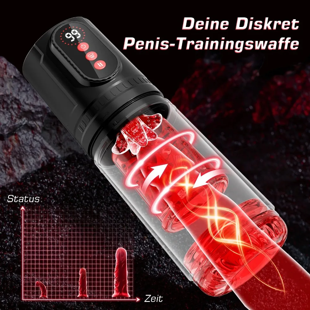 Automatic Male Rotate Mastubator Sucking Blowjob Machine Masturbation Cup Sex Toys Adult Goods for Men Masturbate Supplies - view 5
