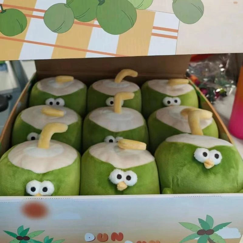 Nieuwe Fun Kokosnoot Kip Dier Pluche Pop Kussen Leuke Grote Ogen Grote Kip Been Ronde Kip Zachte Knuffel Home Decor ﻿