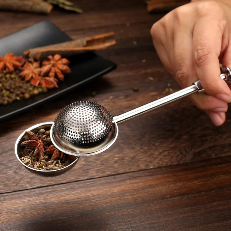 Reusable Stainless Steel Telescopic Tea Infuser for Spice Herb Mate Leaf Strainer Balls Filter Diffuser KitchenTeapot Teaware