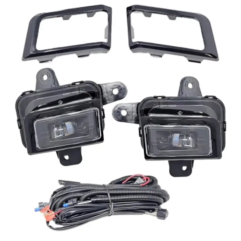 【Price Drop !!】 Front Bumper Fog Light Assembly Daytime Running Lights For GMC Sierra 1500 2022- 2024 AT4 DENALI SLT PRO SLE ELE