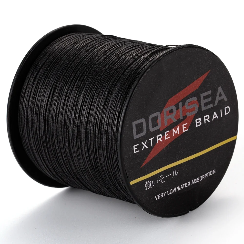 Dorisea x4 300m 6lb-100lb pe extreme Multi filament geflochtene Angelschnur Fisch draht Pesca – Detail 13