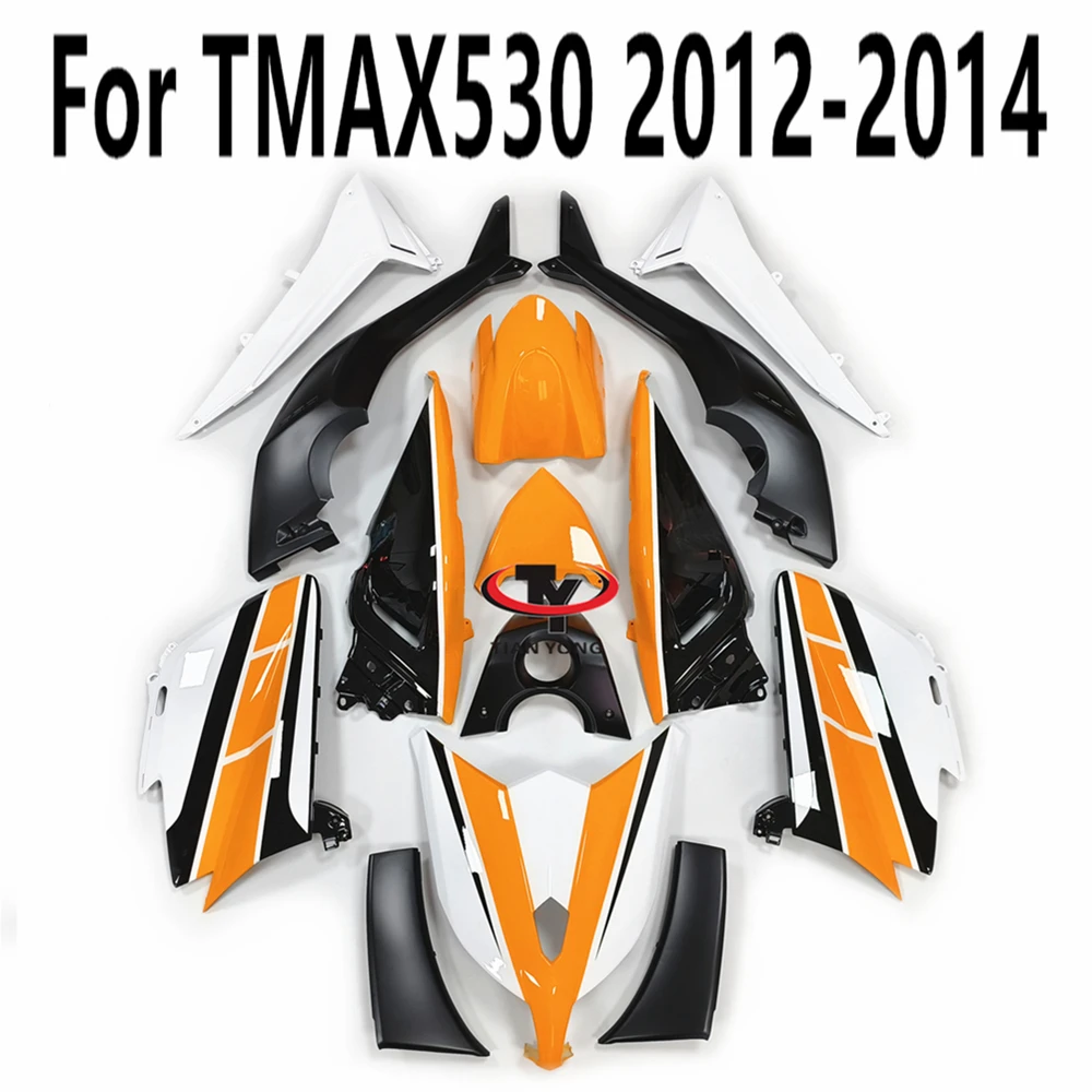 Bodywork Cowling Full Fairing Kit Orange Commemorative Printmaking for TMAX530 TMAX 530 2012-2013-2014 ABS Injection