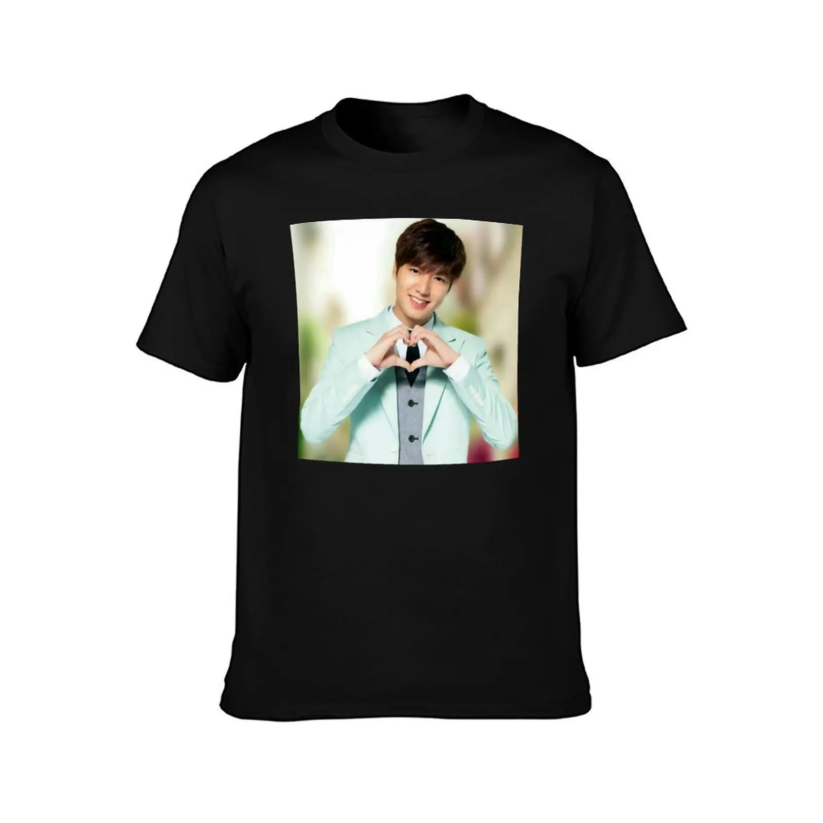 Lee Min Ho Collage - Cancer zodiac T-Shirt Vintage Print Crew Neck Tee T-Shirt