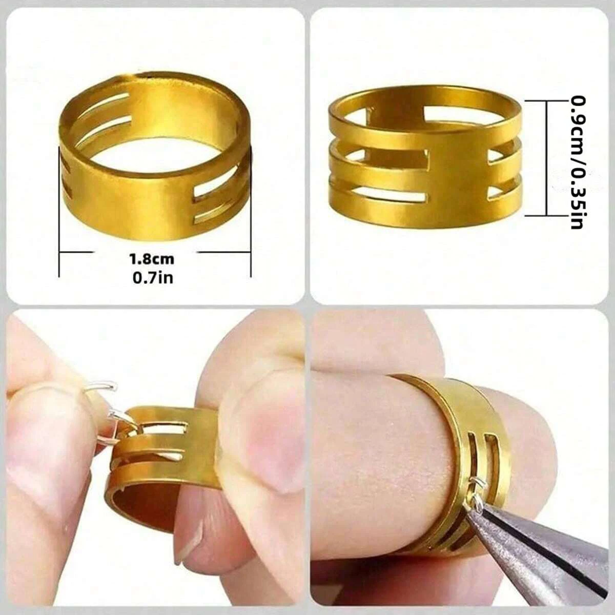 3/2/1pcs 12cm DIY Handmade Pliers, 1 Golden Ring, and 1 Silvery Tweezers to Make and Repair Various Jewelry Accessories