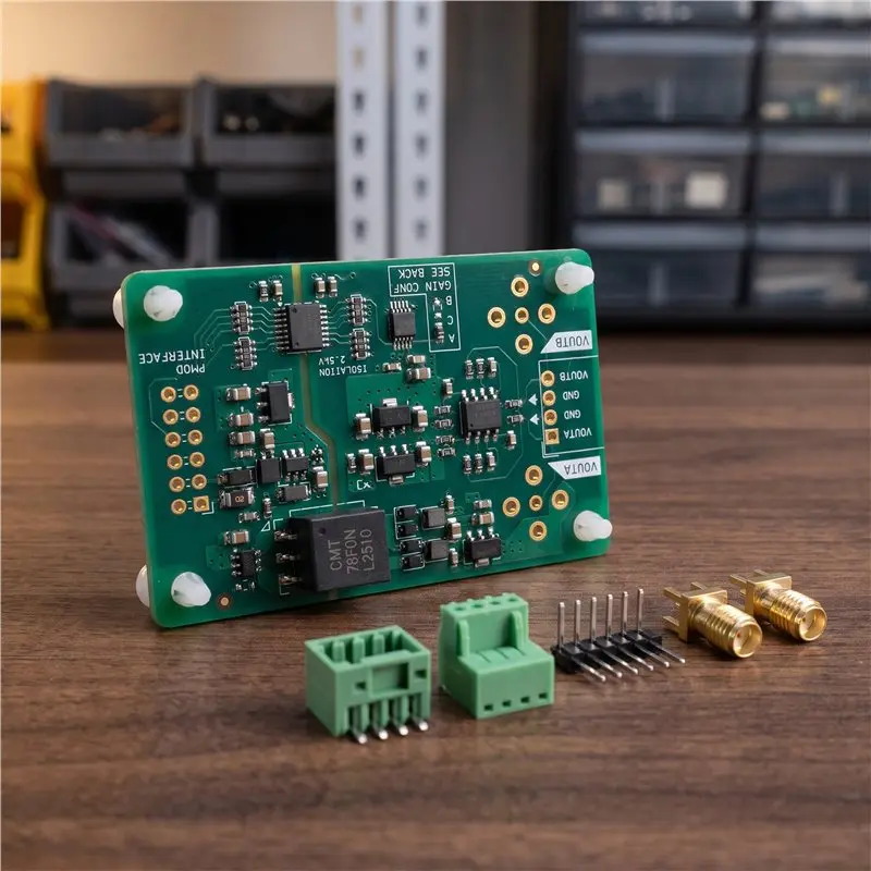AB33-Digital-To-Analog Conversion Board For DAC8563 Isolated Dual-Channel 16-Bit For DAC Module,PMOD Interface Converter