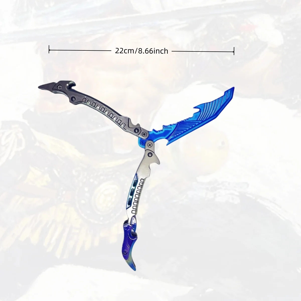 8.6 pollici Call of Duty Metallo Katana Spada Originale Samurai Sabre Katana Giapponese Sabre Ninja Coltello Accessori Cosplay Prop Giocattolo