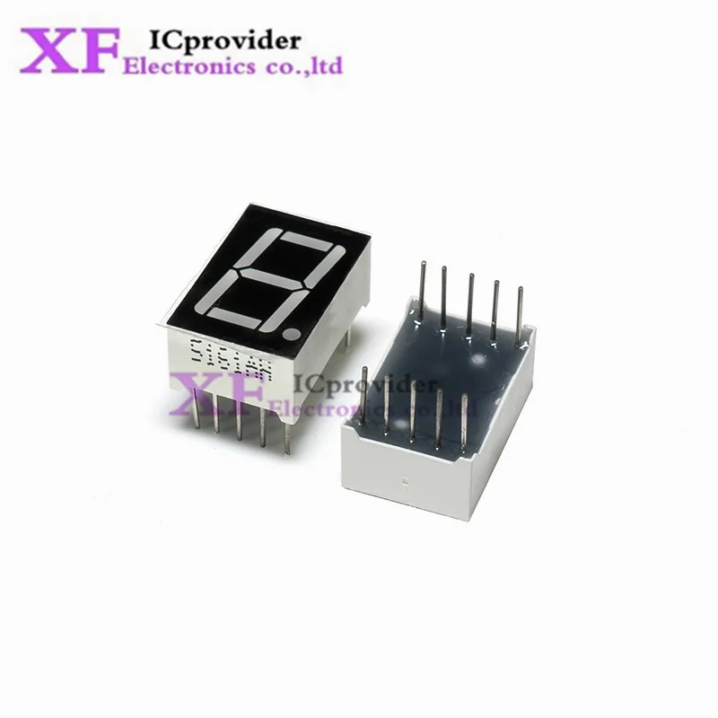 200pcs 7 segment common Cathode 1 Bit Digital Tube 0.56